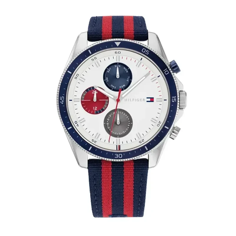 Tommy Hilfiger Parker Chronograph Silver Dial Men’s Watch- 1792035
